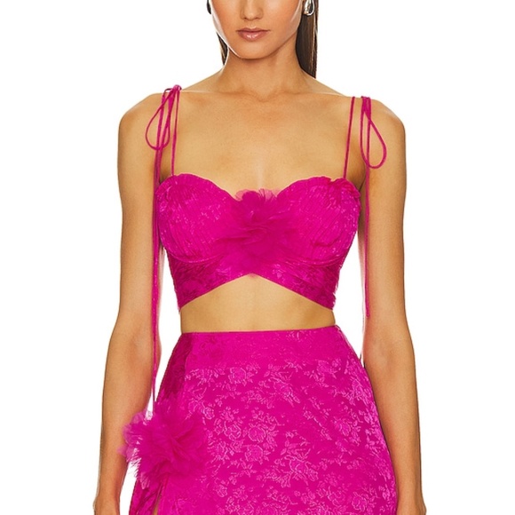 For Love And Lemons Other - For Love & Lemons Delanie Top in Pink